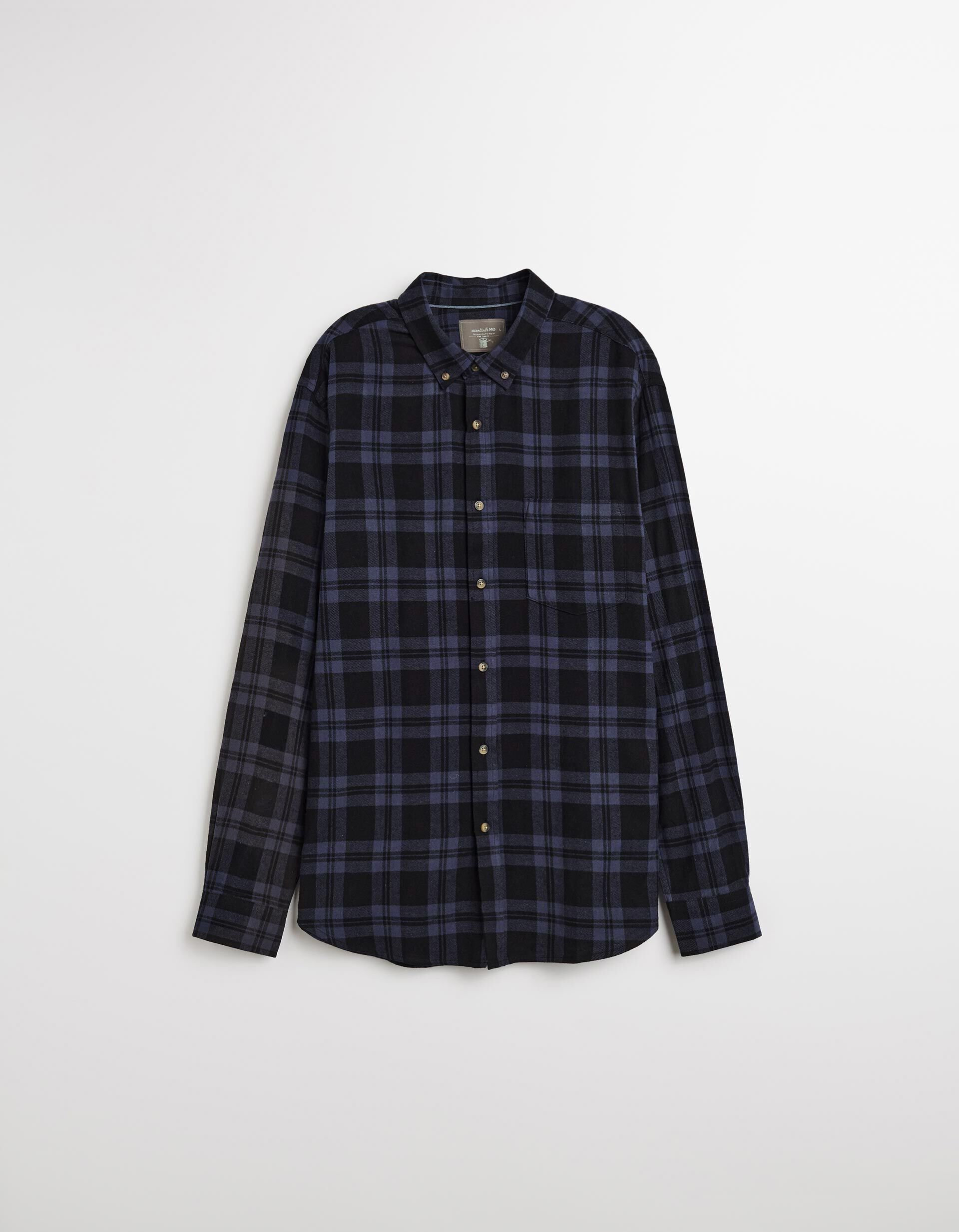 Comprar Online Camisa Flanela de Xadrez, Homem, Azul Escuro