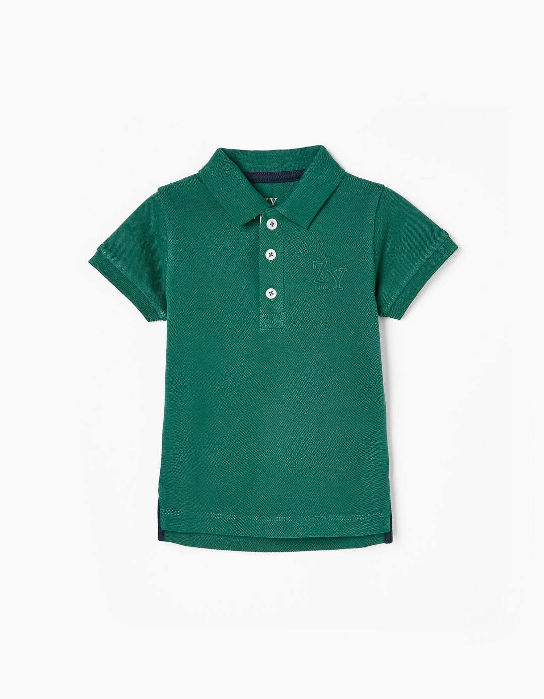 Cotton Polo Shirt for Baby Boys 'ZY 96', Green