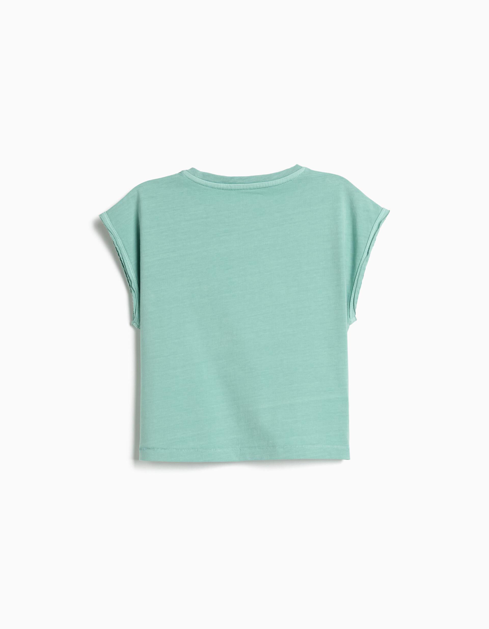 Comprar Online T-shirt Estampada, Menina, Verde Claro