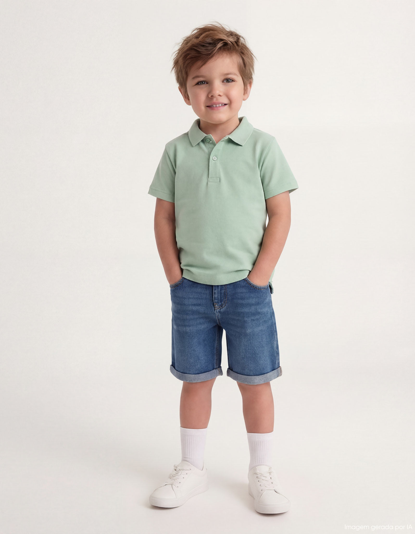 Comprar Online Polo Piquet, Menino, Verde Claro