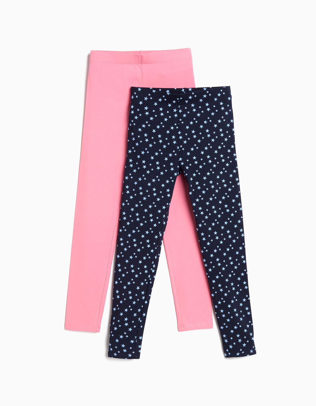 Pack 2 Leggings, Menina, Azul Escuro