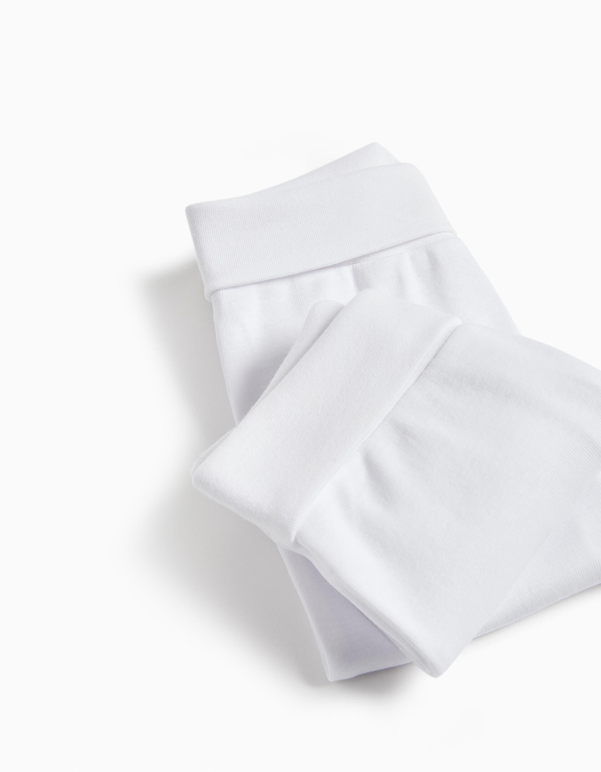 Comprar Online Pack 2 Pants with Feet, Baby Boy, White