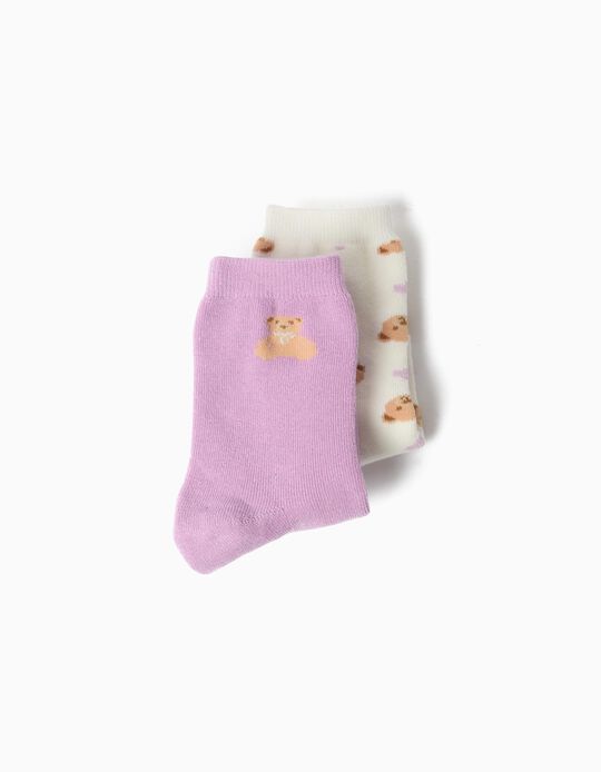 Comprar Online Pack 2 Pares De Meias, Menina, Multicolor