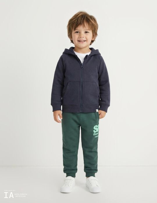 Comprar Online Cal&ccedil;as Jogging, Menino, Verde Escuro