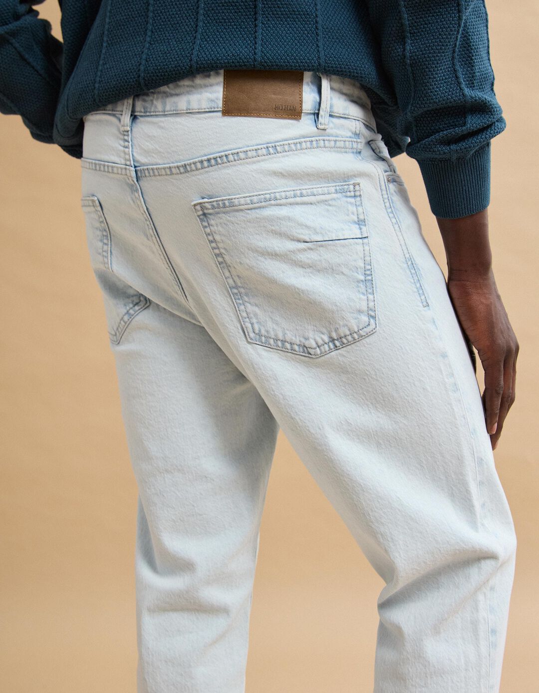 Jeans 'Slim Fit', Homem, Azul Claro