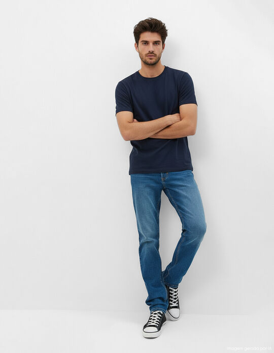 Comprar Online Jeans Slim-fit, Homem, Azul