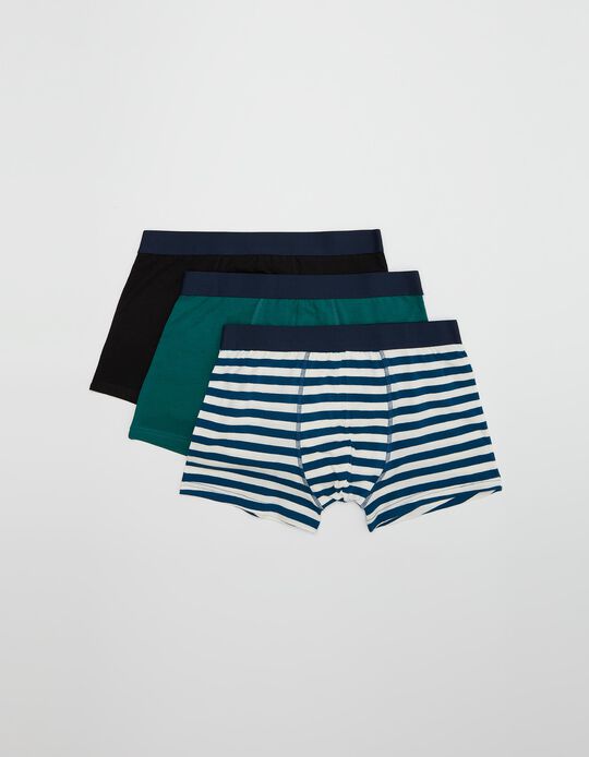 Pack of 3 Boxer Shorts, Men, Multicolour