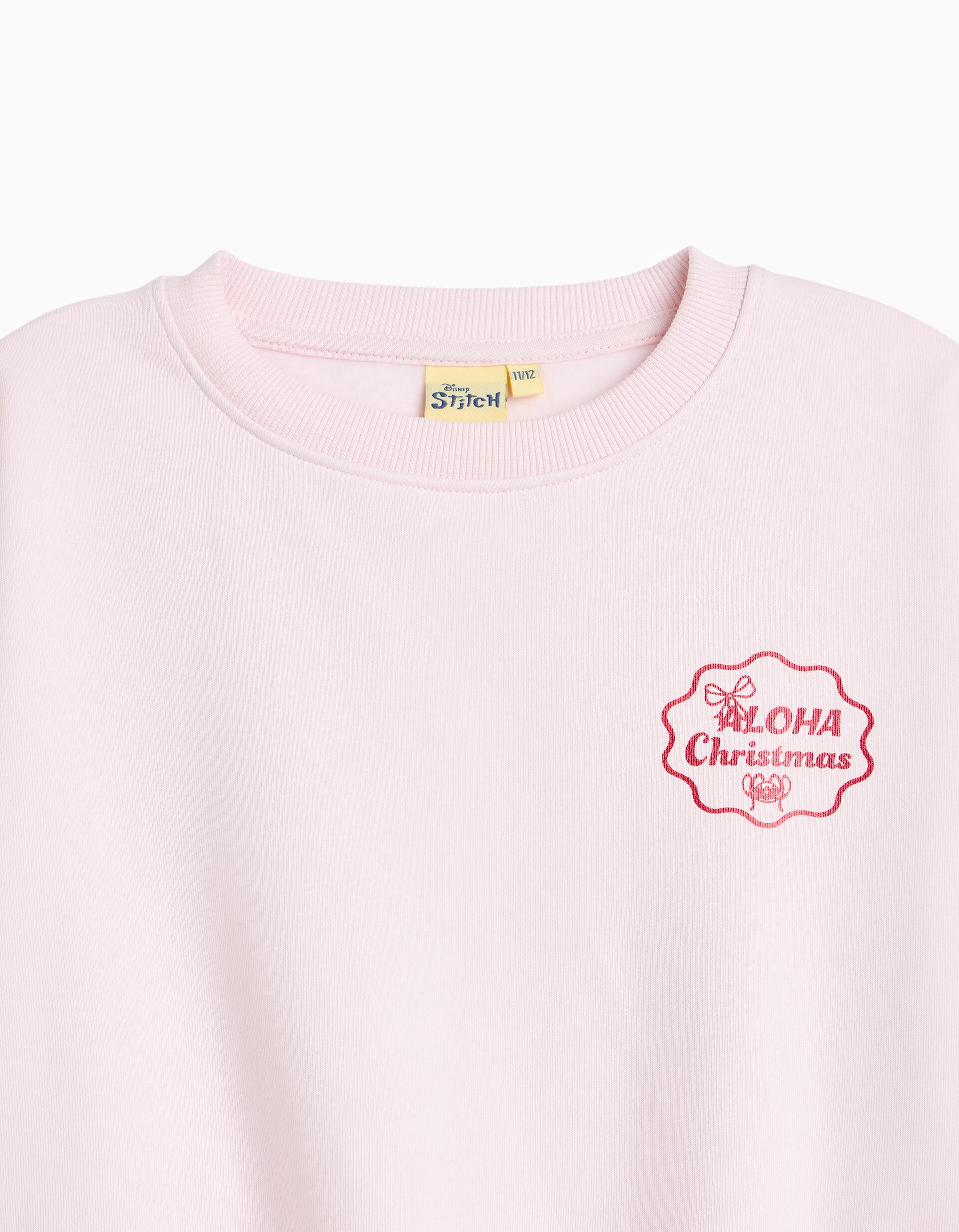 Comprar Online Sweatshirt Cardada 'Stitch' &copy;Disney, Menina, Rosa