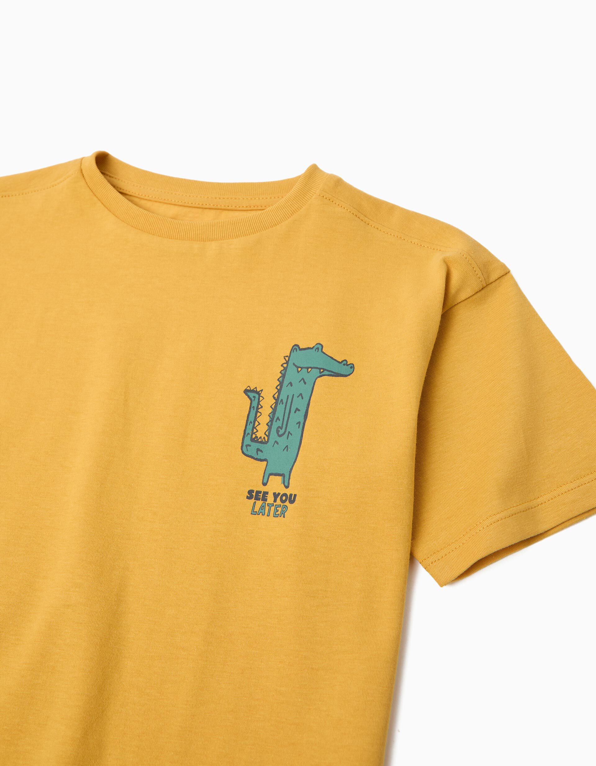 Comprar Online T-shirt Estampada, Menino, Amarelo