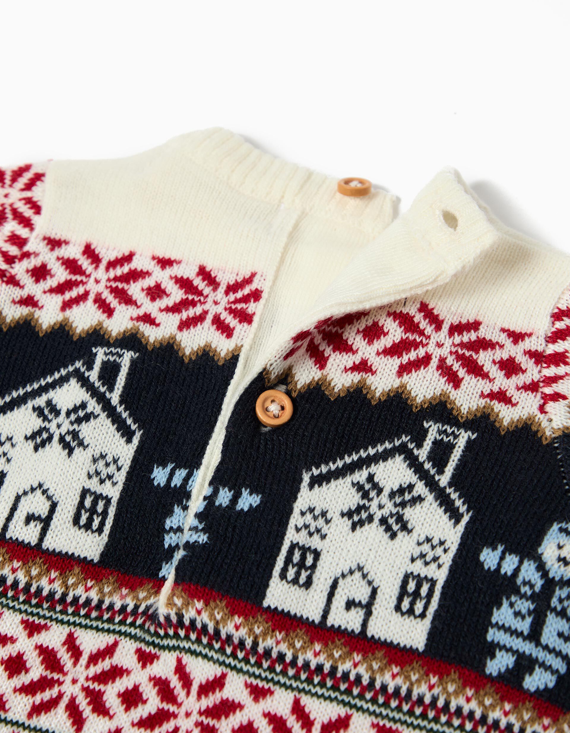 Comprar Online Macac&atilde;o Malha Natal, Rec&eacute;m-nascido, Bege Claro