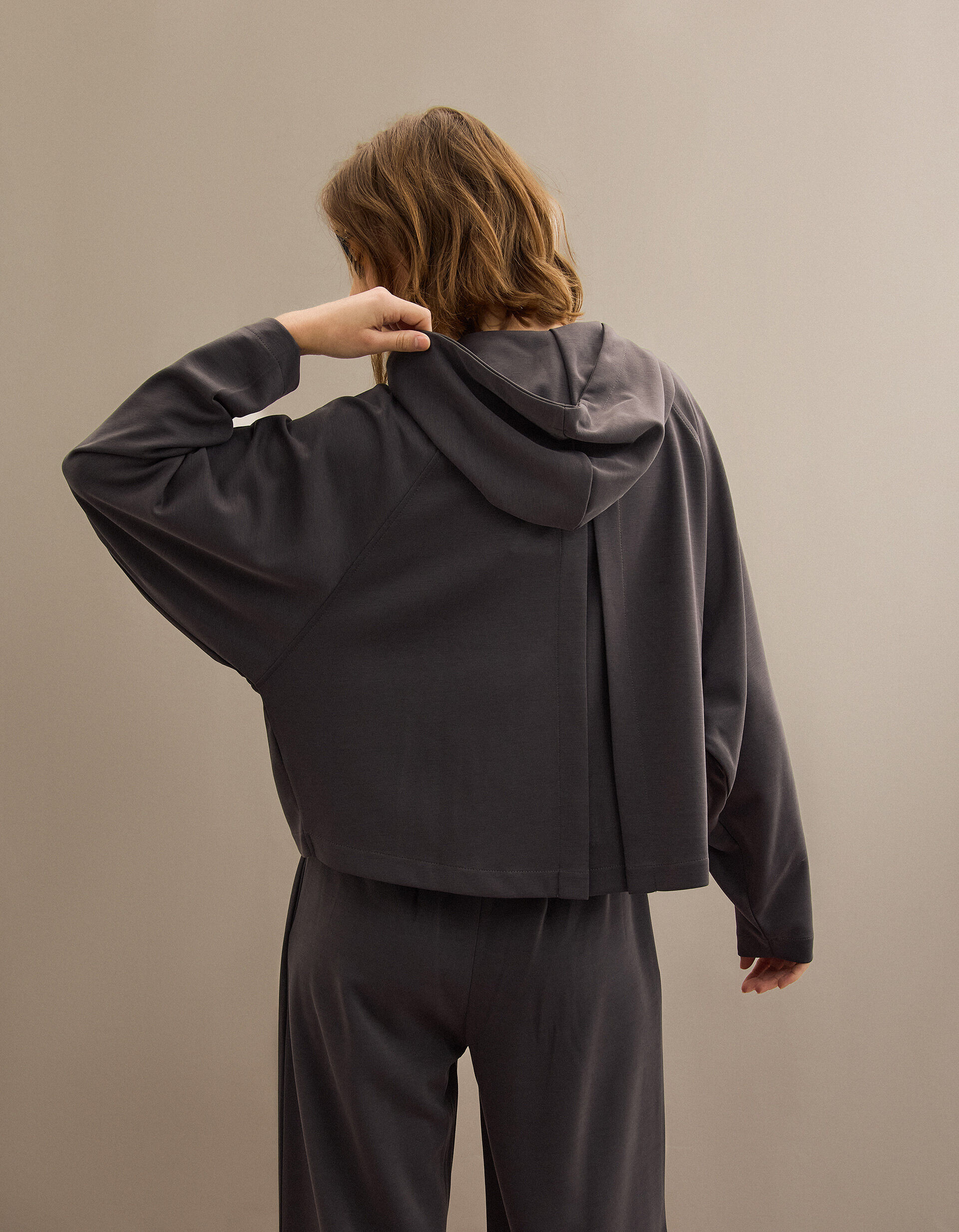 Comprar Online Casaco com Capuz, Mulher, Cinzento