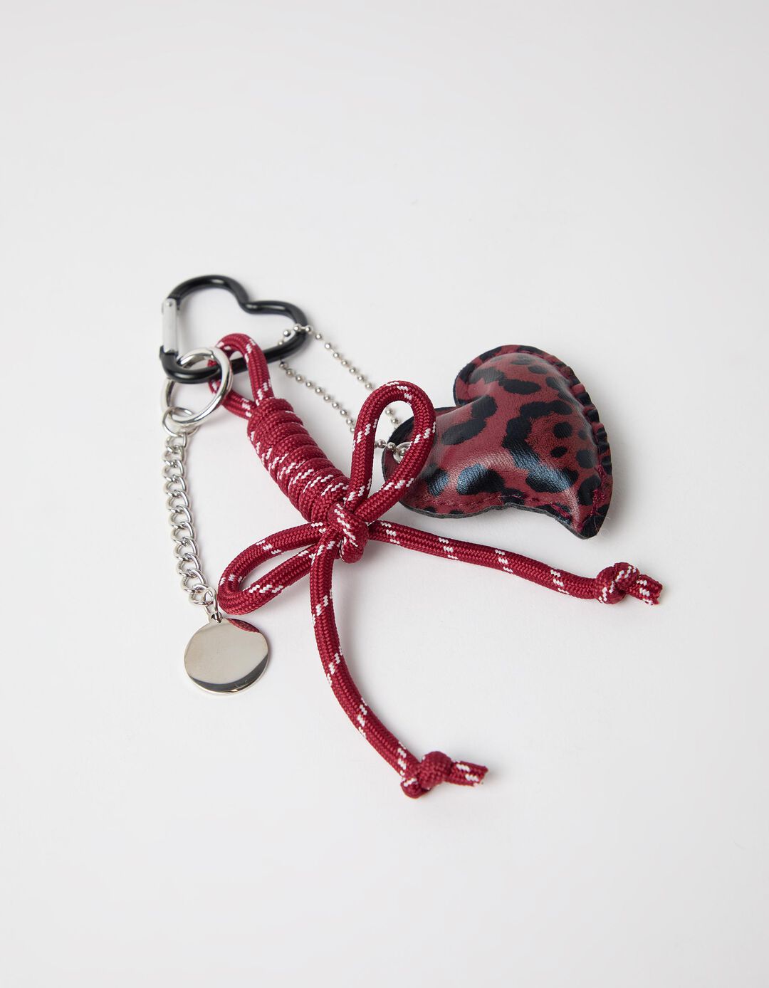 Porta-Chaves Charm Cora&ccedil;&atilde;o, Vermelho