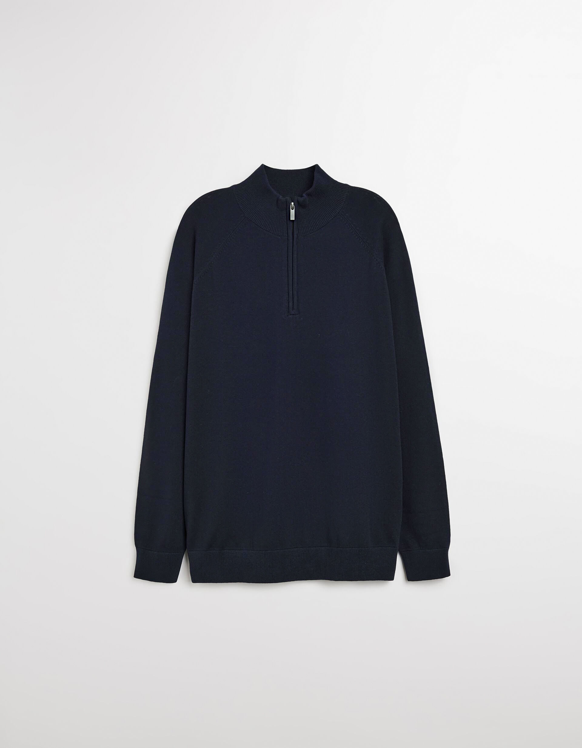 Comprar Online Camisola de Malha Fecho de Correr, Homem, Azul Escuro