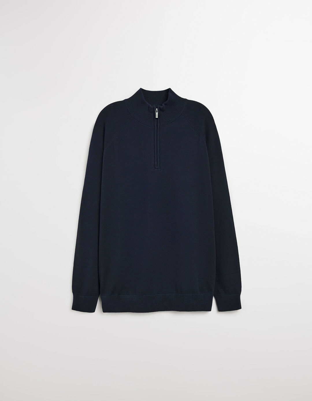 Camisola de Malha Fecho de Correr, Homem, Azul Escuro