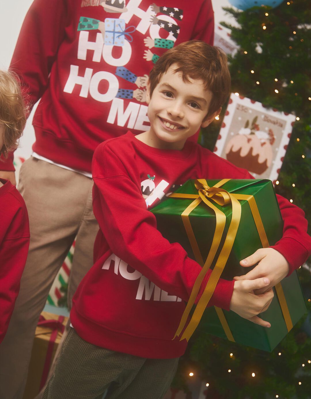 Sweatshirt de Natal, Menino, Vermelho