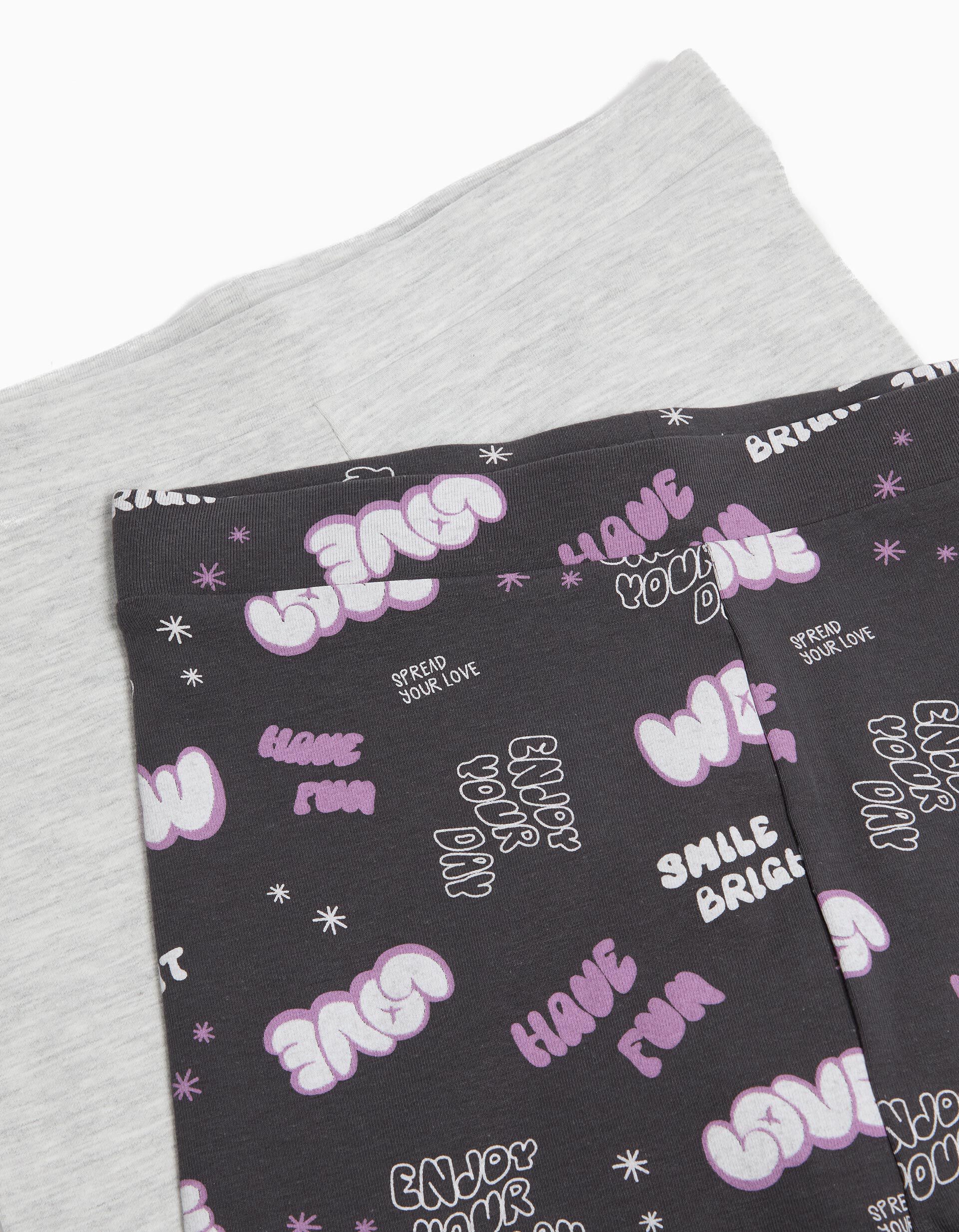 Comprar Online Pack 2 pares de Leggings, Menina, Multicor