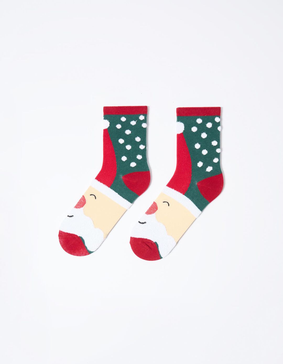 Par de Meias Natal, Homem, Vermelho