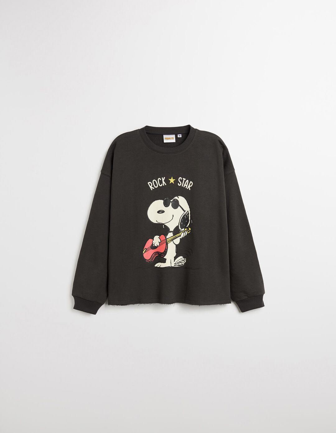 Sweatshirt 'Snoppy', Mulher, Cinzento Escuro