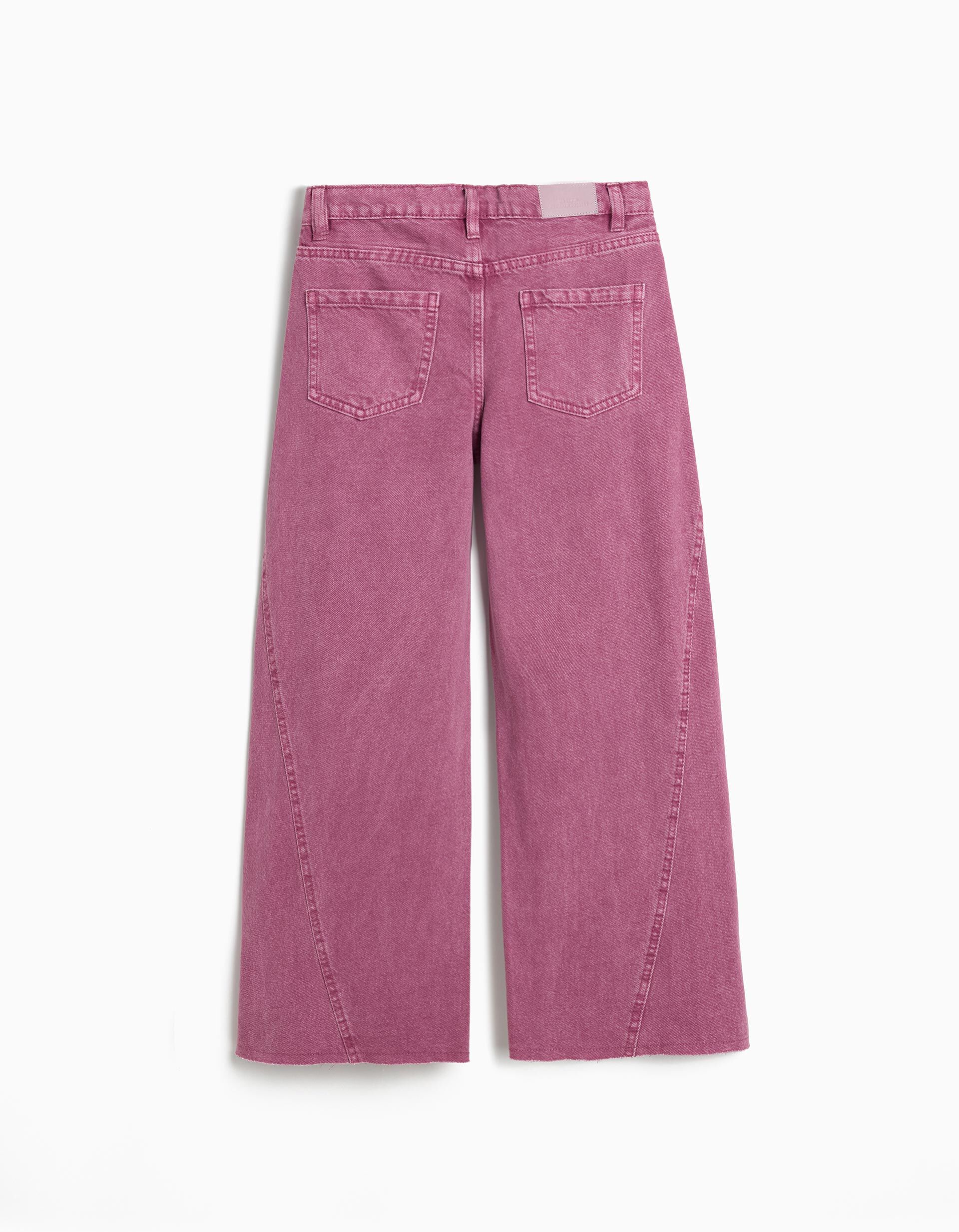 Comprar Online Cal&ccedil;as de Ganga 'Wide Leg', Menina, Rosa Escuro