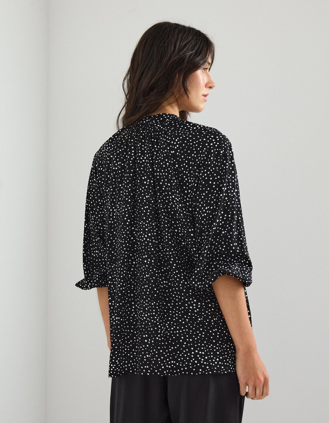 Blusa Viscose, Mulher, Preto