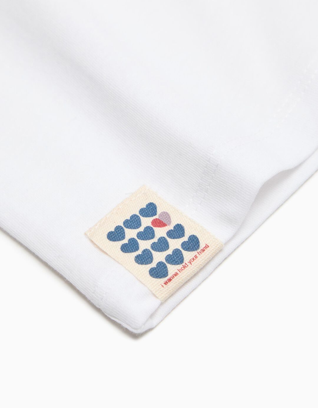 T-shirt Dia dos Namorados, Menino, Branco