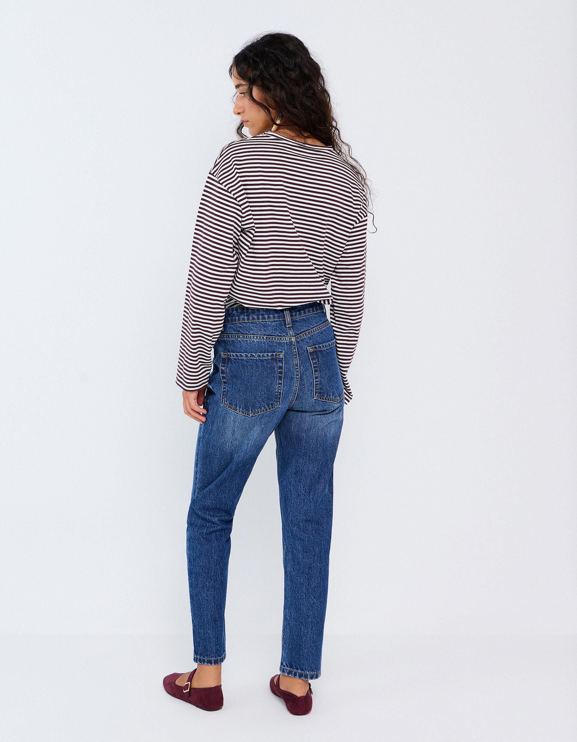 Comprar Online Cal&ccedil;as De Ganga Mom Fit, Mulher, Azul