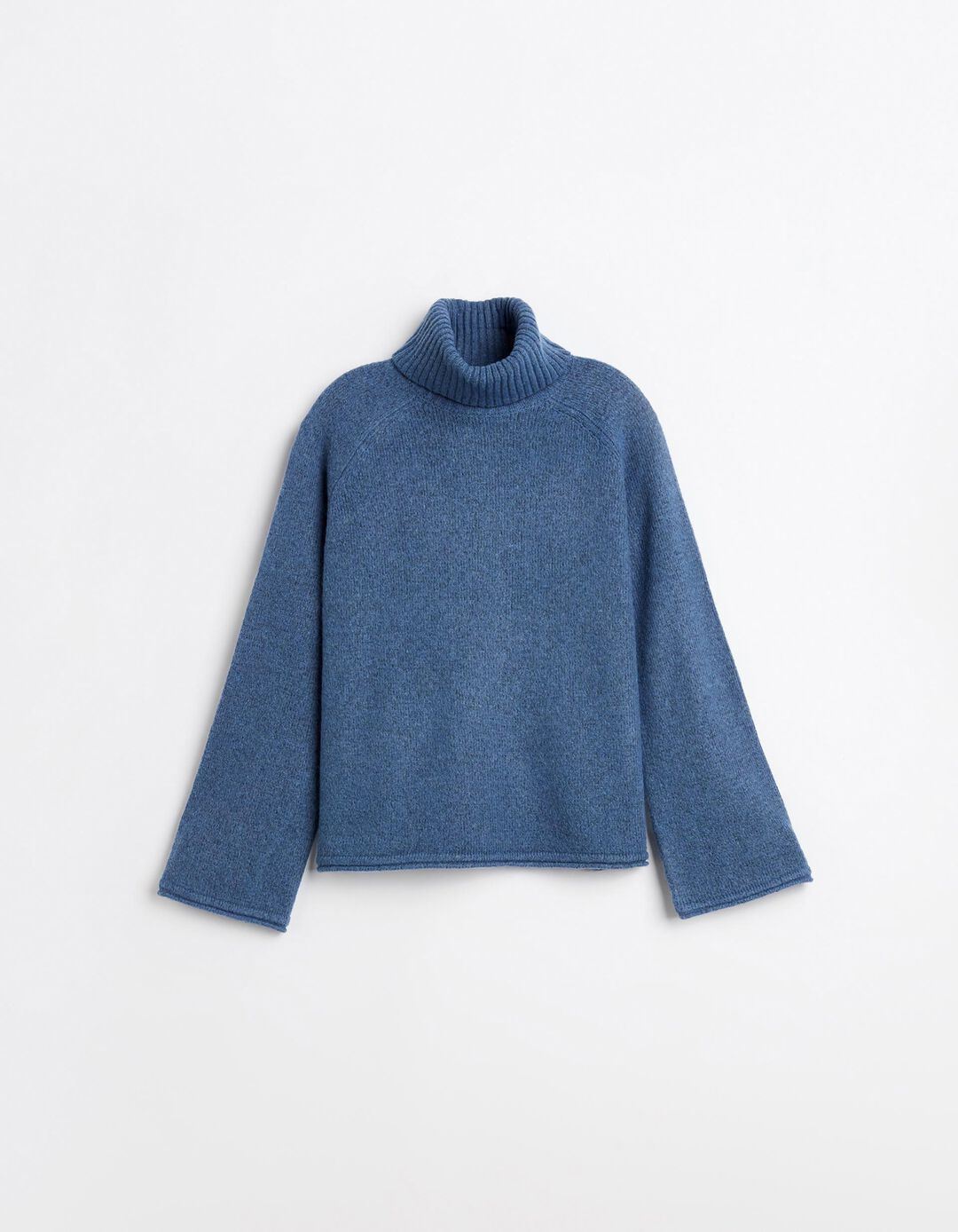 Camisola com L&atilde;, Mulher, Azul Escuro