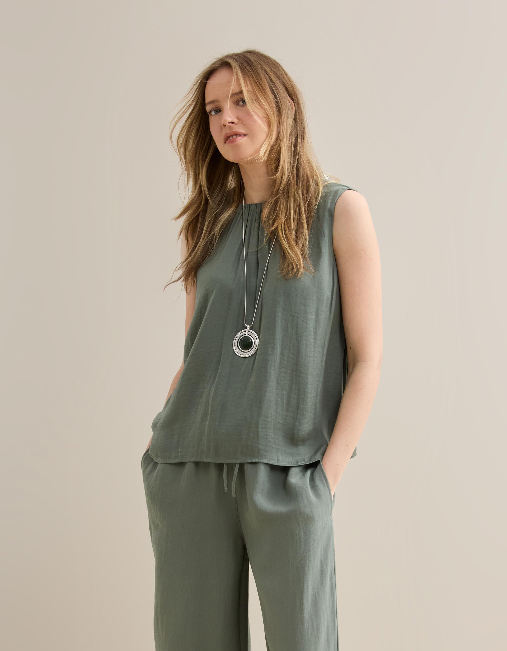 Comprar Online Blusa, Mulher, Verde Claro 