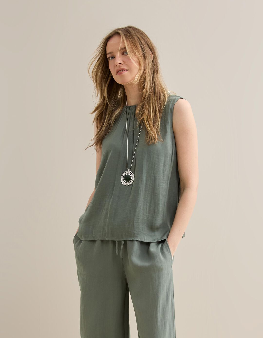 Blusa, Mulher, Verde Claro 