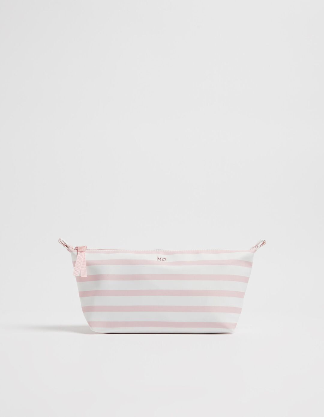 Nylon Striped Toiletry Bag 'Valentine's Day', Woman, Pink