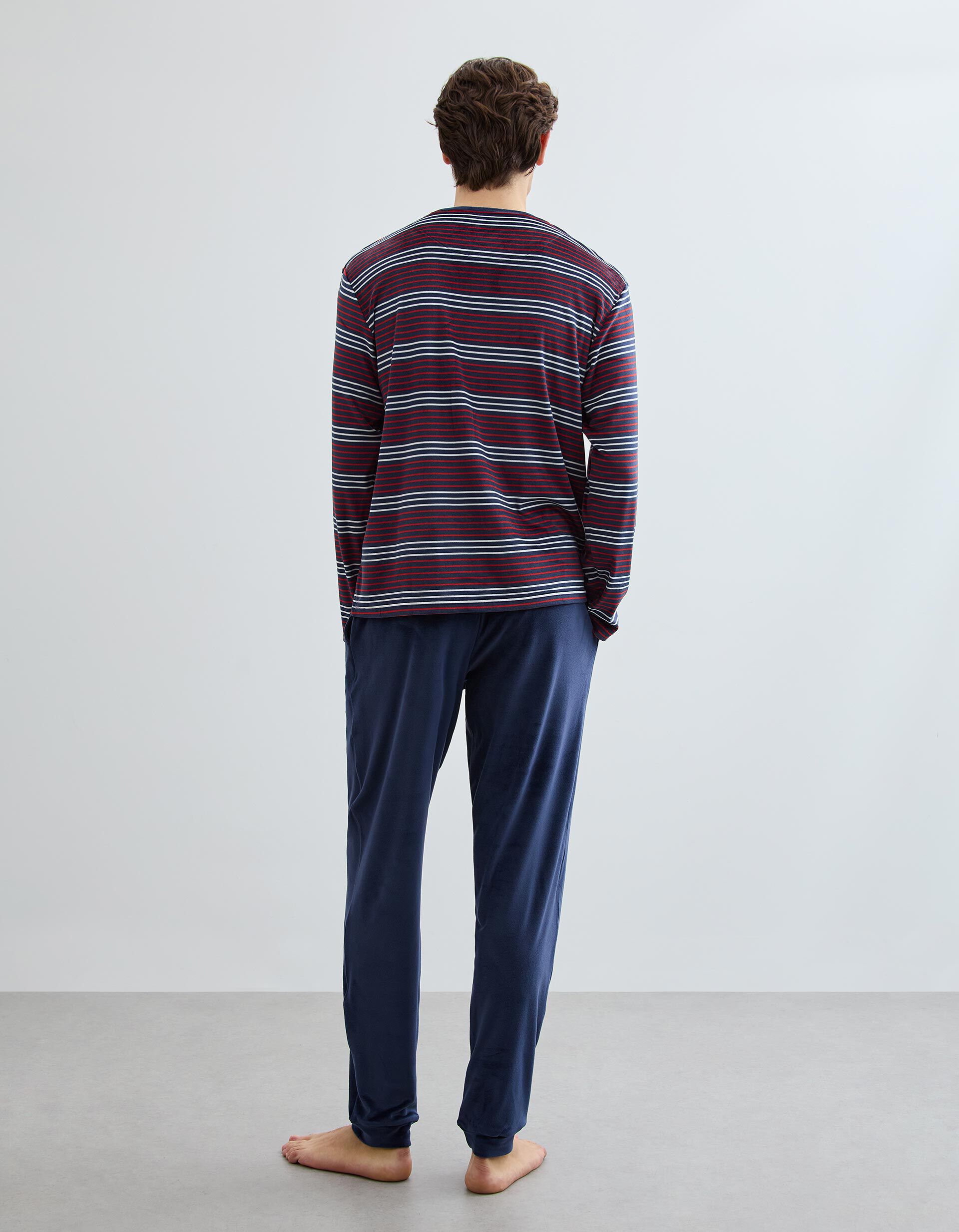 Comprar Online Pijama Aveludado, Homem, Azul Escuro