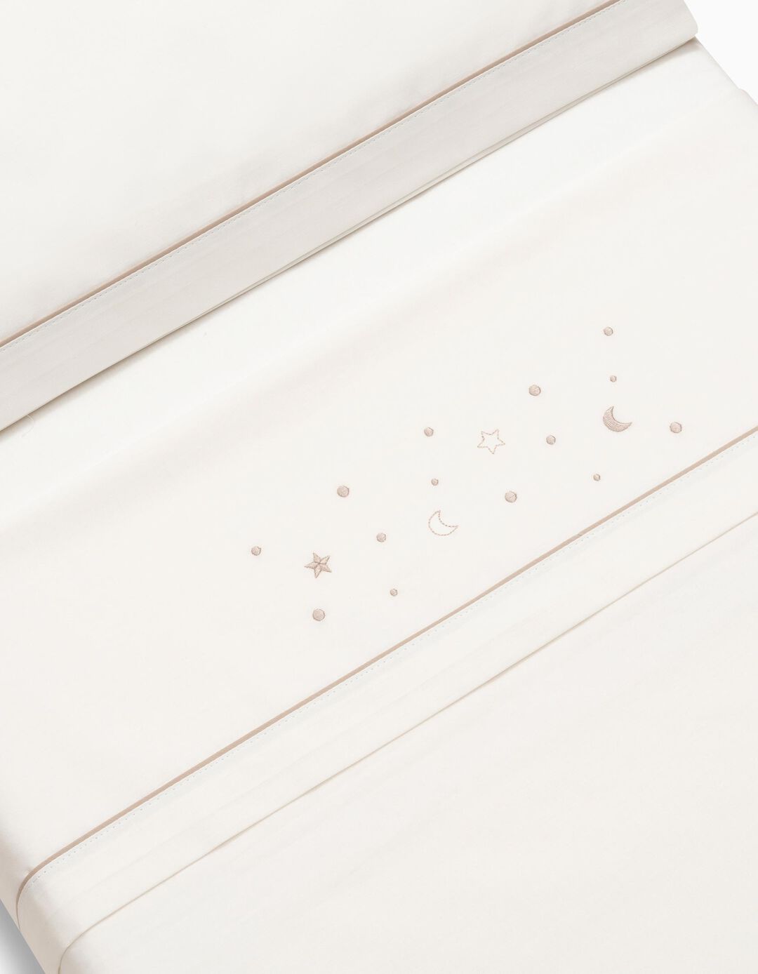 Conjunto de Len&ccedil;&oacute;is, 3 Pe&ccedil;as de Algod&atilde;o 'Stars' 60x120 cm, Beige