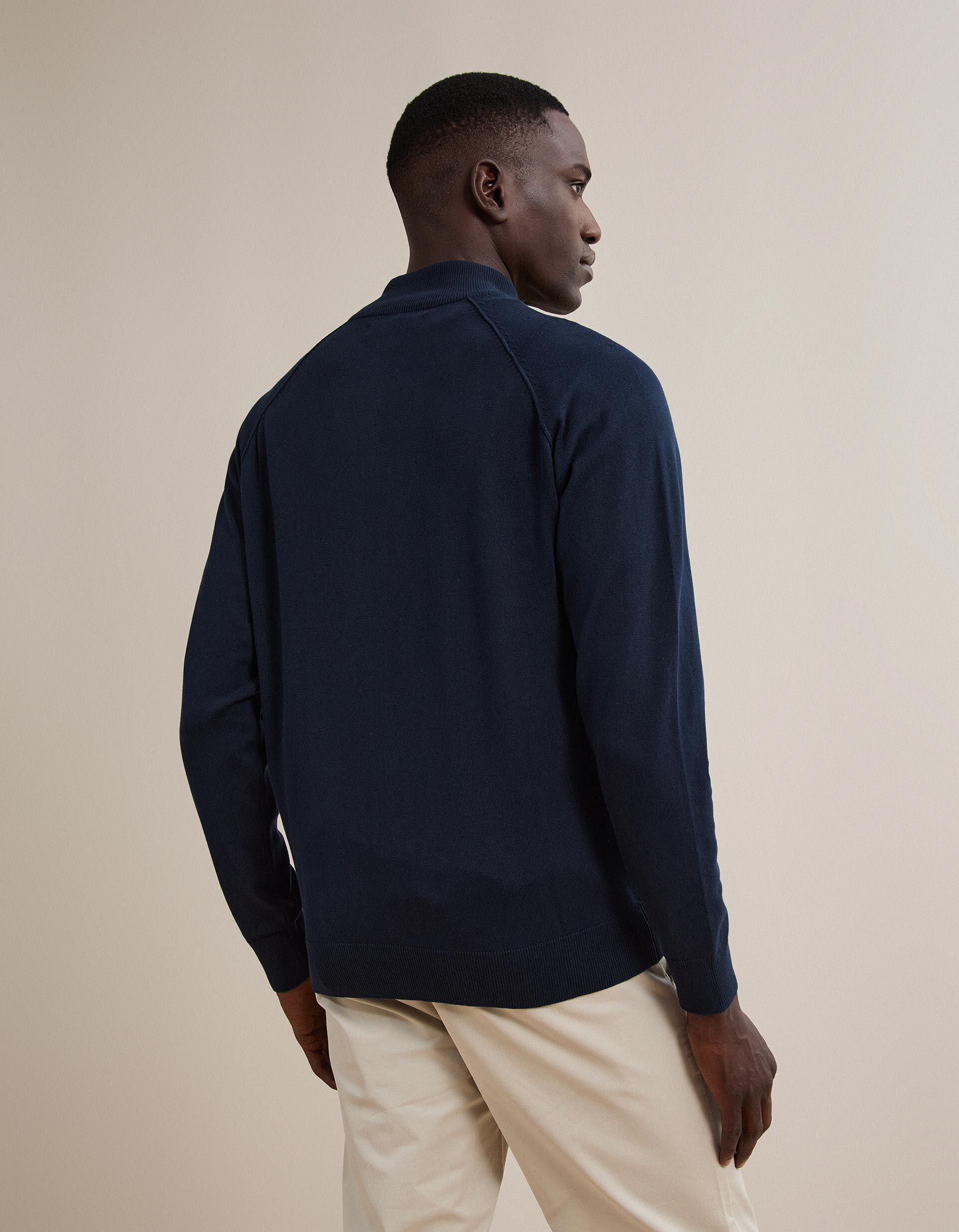 Comprar Online Casaco De Malha, Homem, Azul Escuro