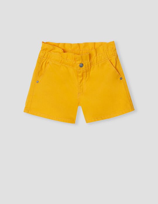 Shorts, Girls, Yellow