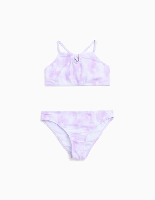 Comprar Online Biquíni Tie-Dye, Menina, Lilás Claro 