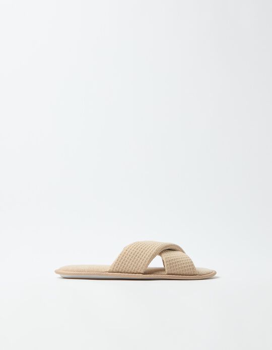 Comprar Online Chinelos De Quarto, Mulher, Bege
