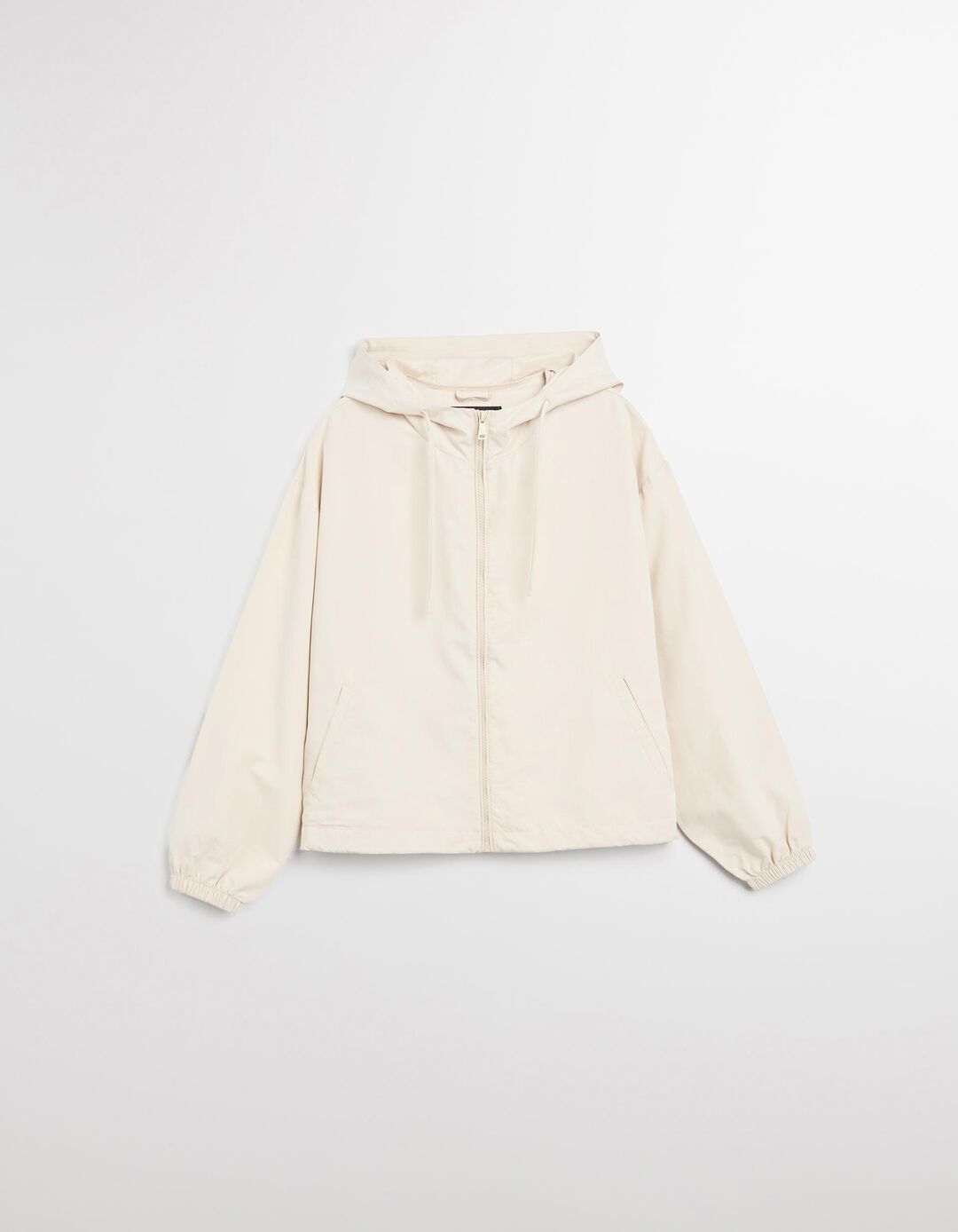 Parka com Capuz, Mulher, Bege 