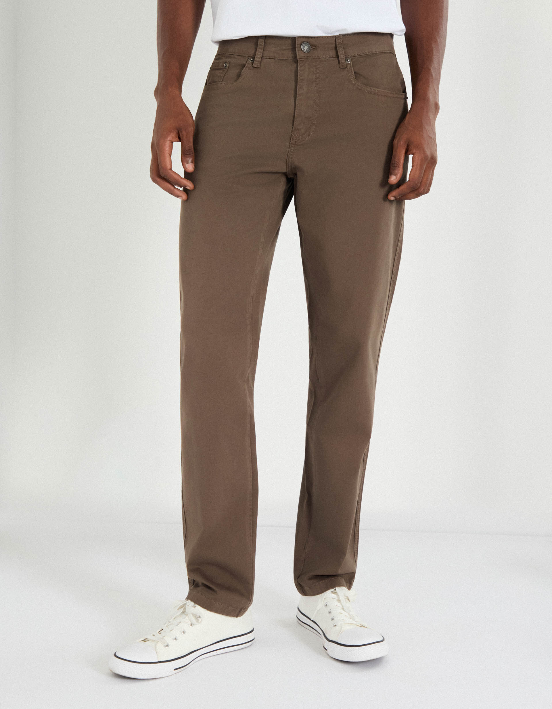 Comprar Online Cal&ccedil;as 'Slim Fit', Homem, Castanho 