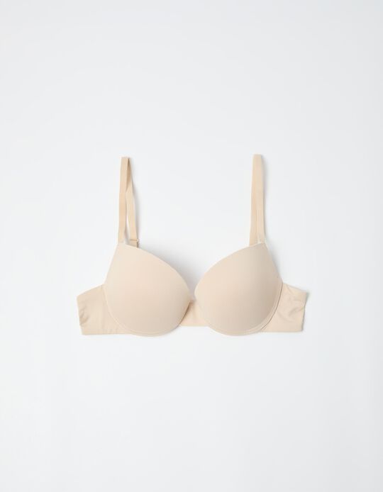 Comprar Online Soutien Push Up, Mulher, Bege Claro