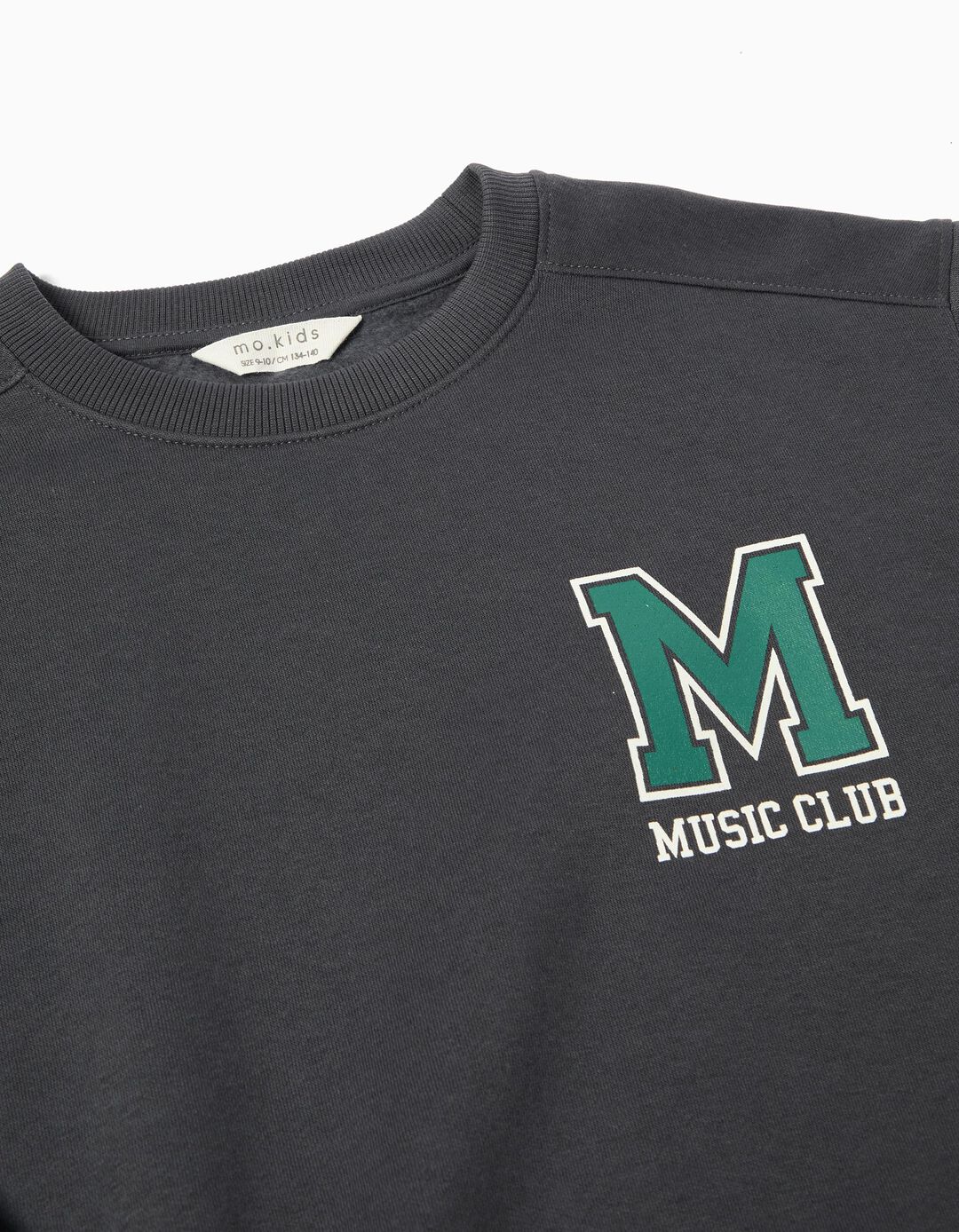 Sweatshirt de Felpa, Menino, Cinzento Escuro