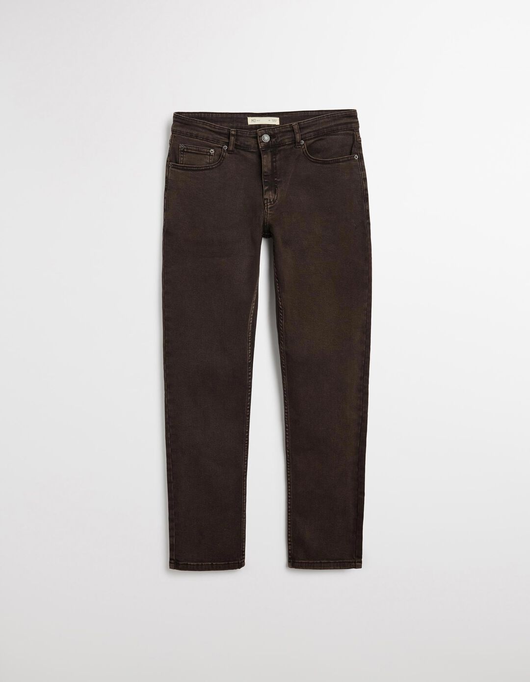 Cal&ccedil;as 'Slim Fit', Homem, Castanho