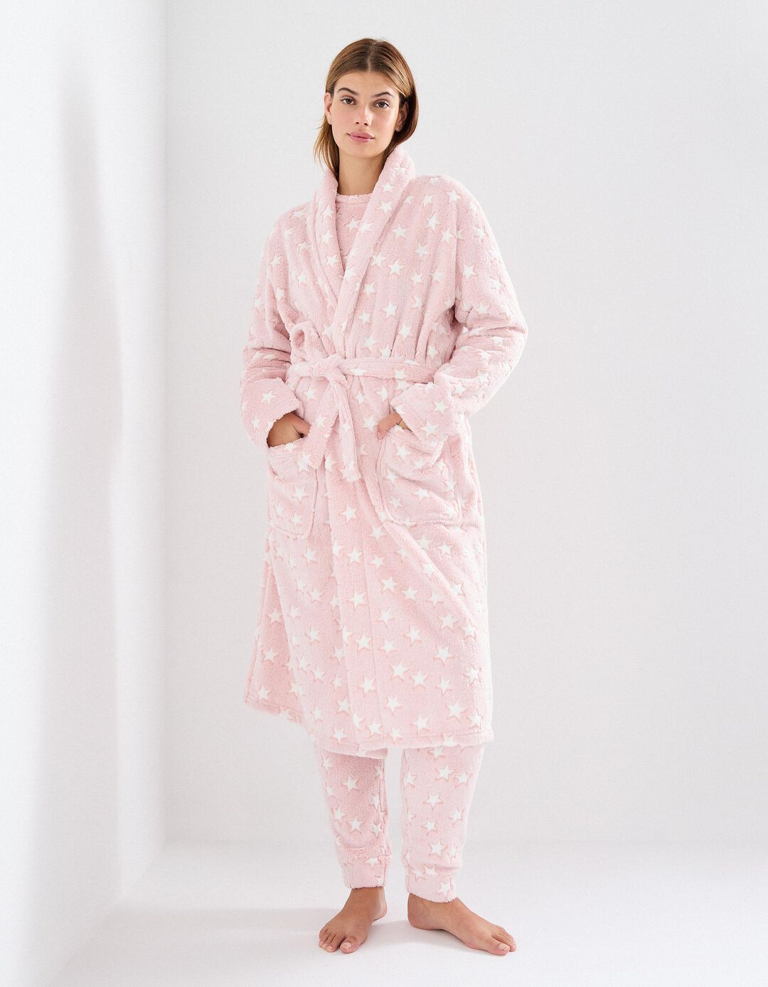 Robe Comprido, Mulher, Rosa 