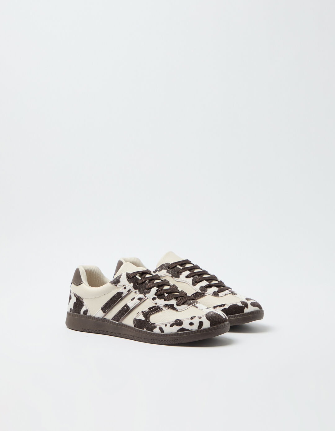 Sapatilhas Animal Print, Mulher, Castanho