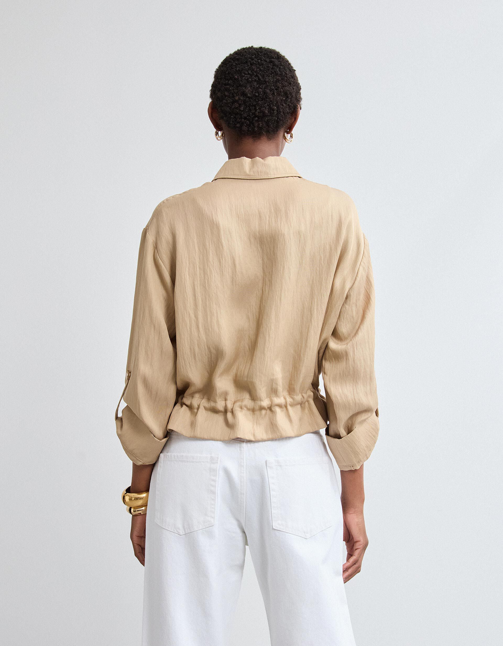 Comprar Online Camisa, Mulher, Bege