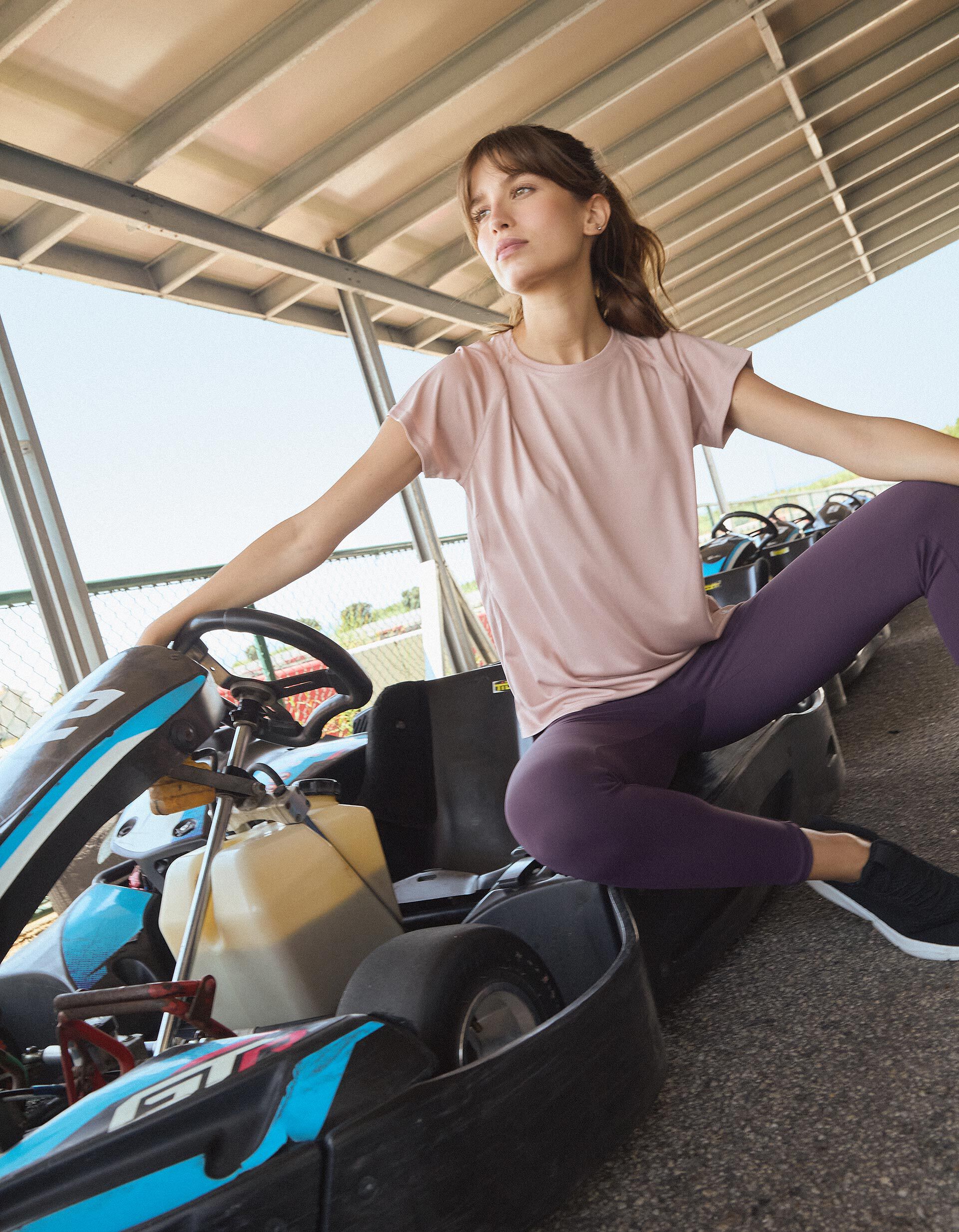 Comprar Online T-shirt de Desporto, Mulher, Rosa Claro