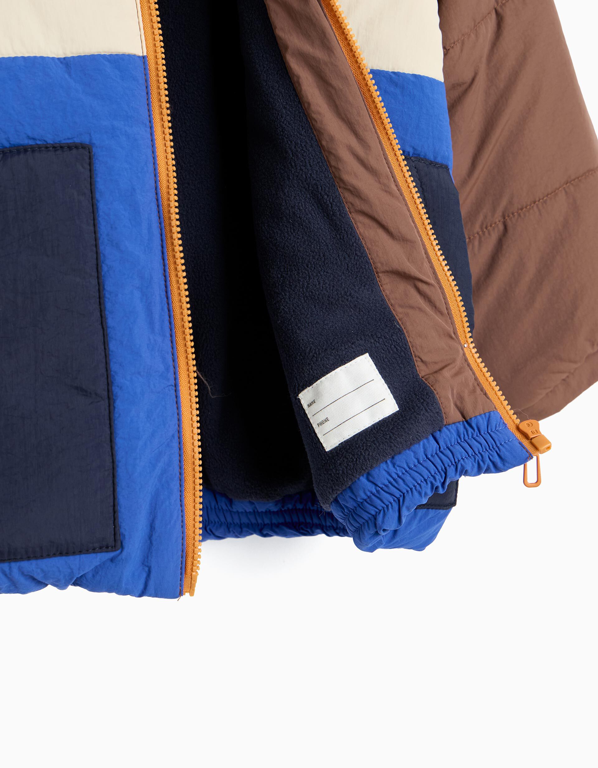 Comprar Online Casaco Acolchoado Com Capuz, Menino, Castanho