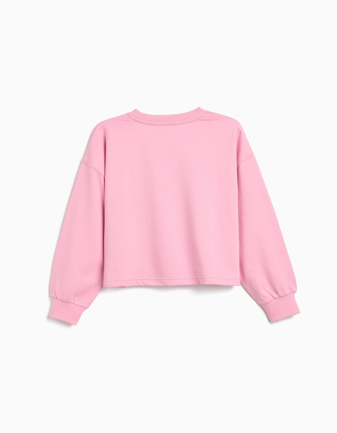 Sweatshirt de Felpa, Menina, Rosa
