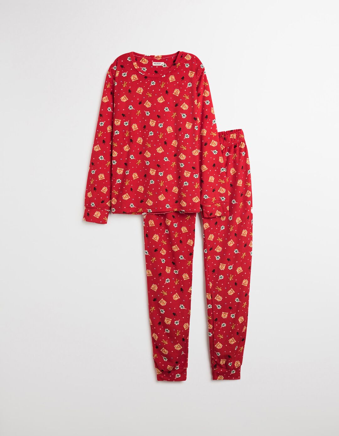 Pijama Polar de Natal, Homem, Vermelho