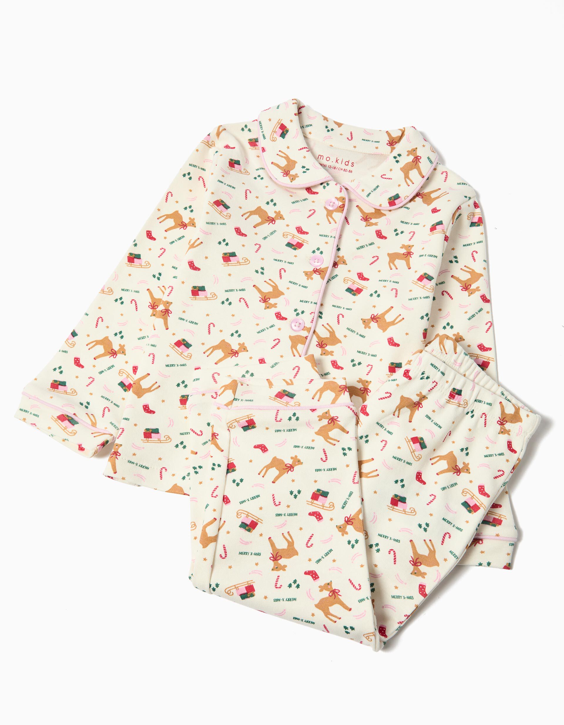 Comprar Online Pijama de Natal, Menina, Branco