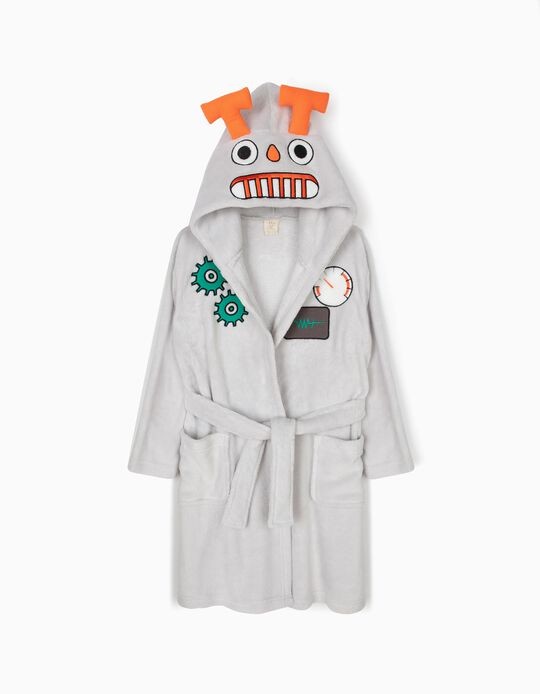 Roup&atilde;o para Menino 'Robots', Cinza